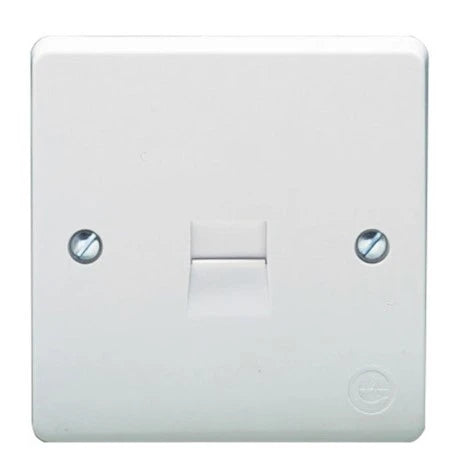 Crabtree 1 Gang Telephone Secondary Socket