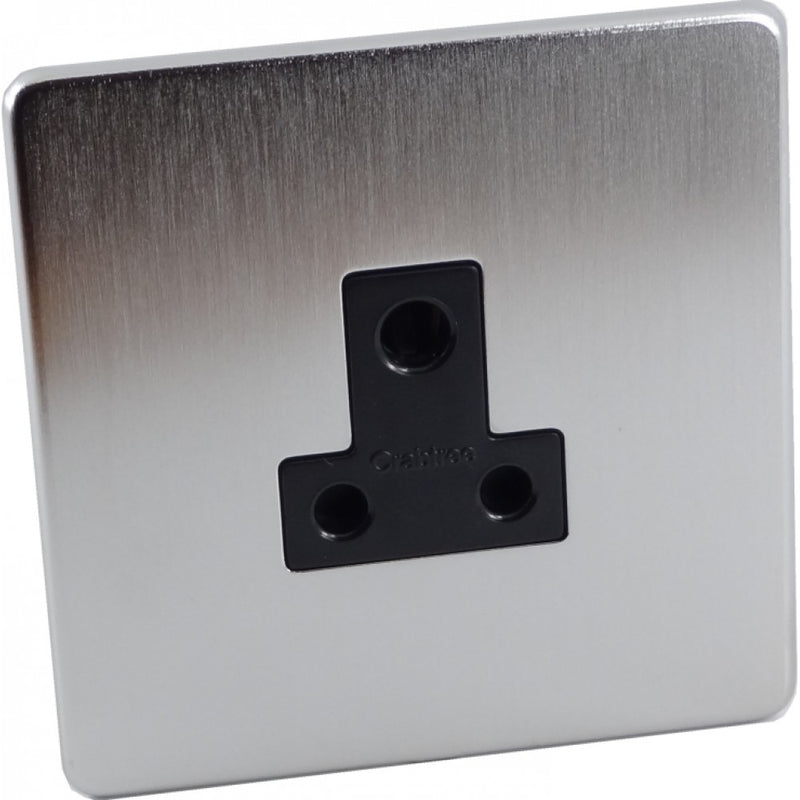Crabtree Platinum 7340-SC 5A Socket Satin Chrome