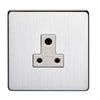 Crabtree Platinum 7340-SC 5A Socket Satin Chrome