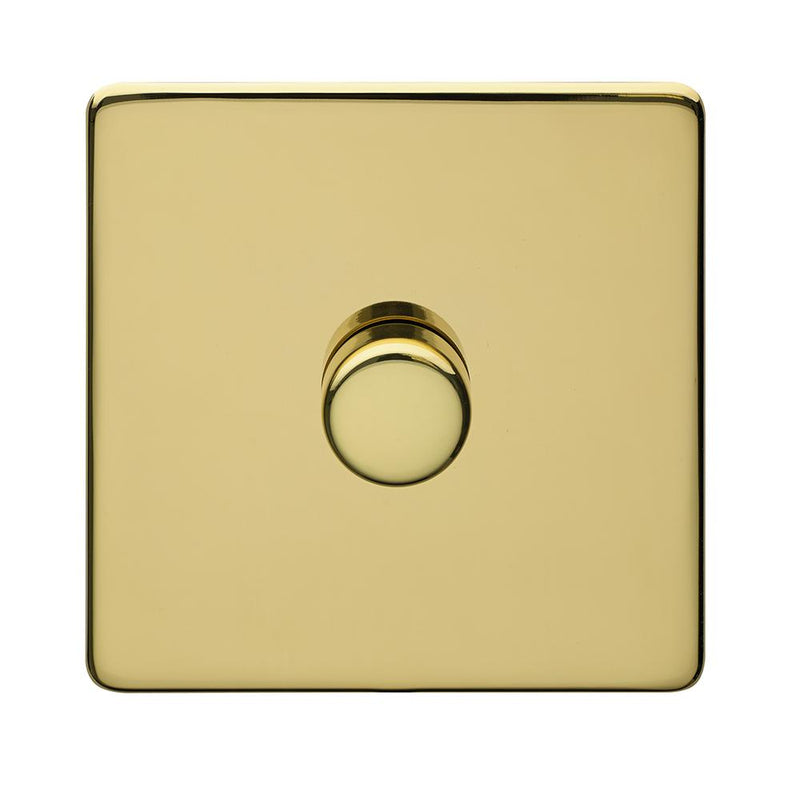 Crabtree Platinum 7400-D1-PB 1 Gang Dimmer Brass - SND Electrical Ltd