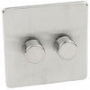 Crabtree Platinum 7400-D2-SC 3 Gang Dimmer Satin Chrome - SND Electrical Ltd