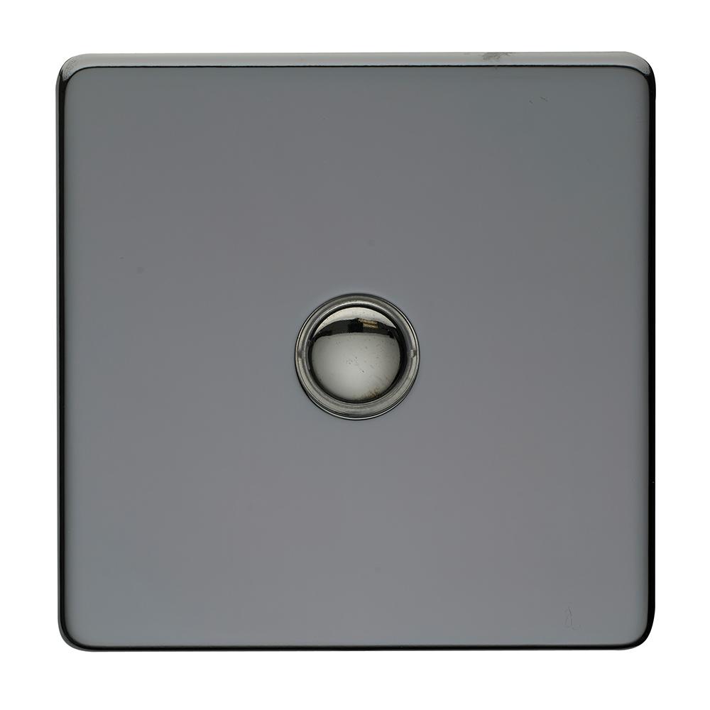 Crabtree Platinum 7400-TD1-BKN 1 Gang Touch Dimmer Black Nickel