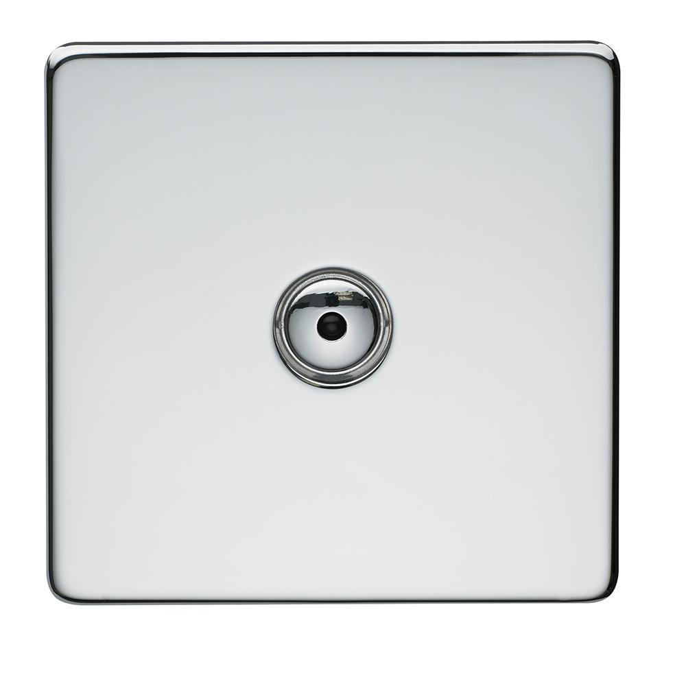 Crabtree Platinum 7400-TD1-HPC 1 Gang Touch Dimmer Highly Polished Chrome