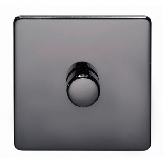 Crabtree Platinum 7250-D1-BKN 1 Gang Dimmer Black Nickel