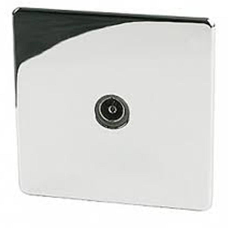 Crabtree Platinum 7765-SC Tv Socket Satin Chrome - SND Electrical Ltd
