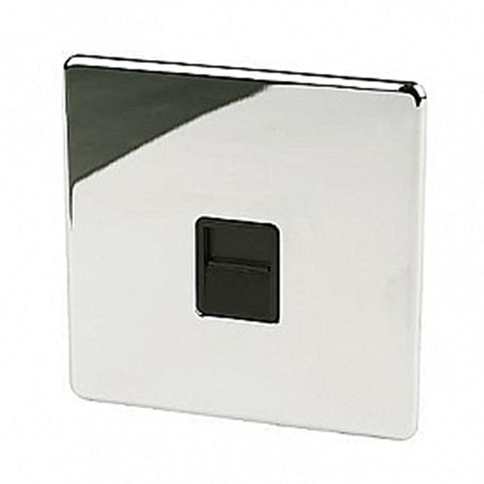 Crabtree Platinum 7784-HPC Telephone Socket Master Highly Polished Chrome - SND Electrical Ltd
