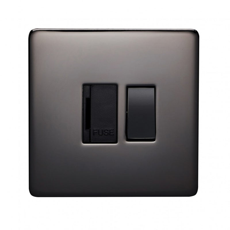 Crabtree Platinum 7832-BKN Switched Spur Black Nickel