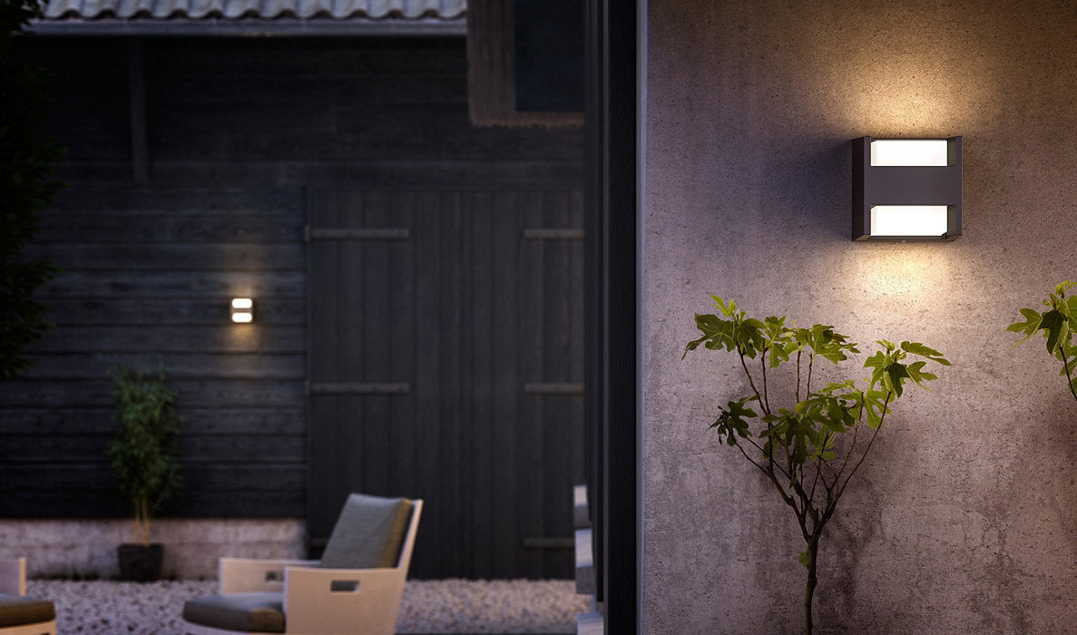 Philips Arbour H Wall Lantern Antracite 2x4.5W