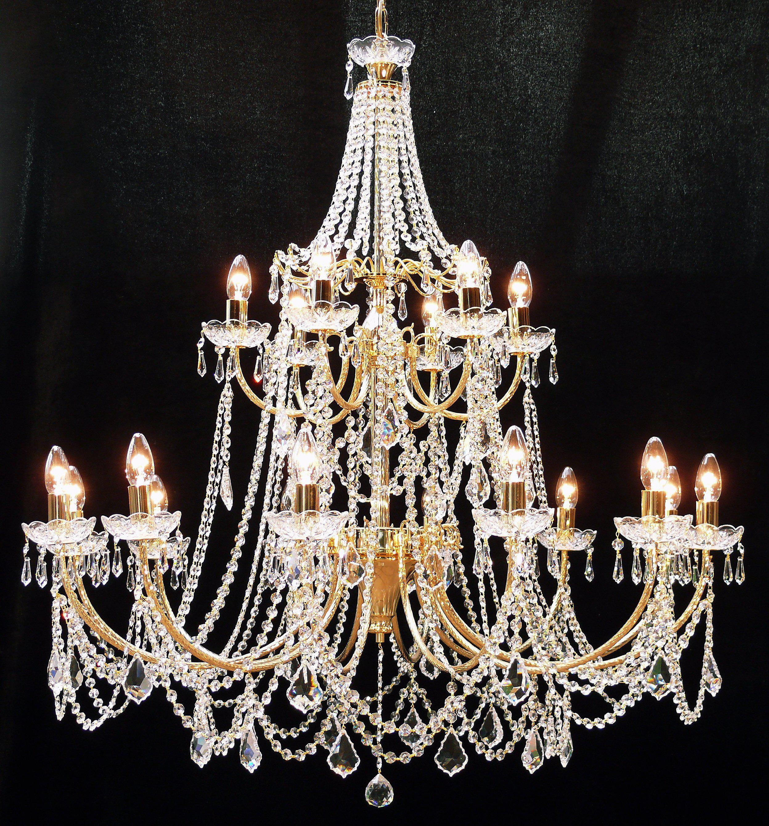 824/12+6 Andrea Suspended Light French Gold