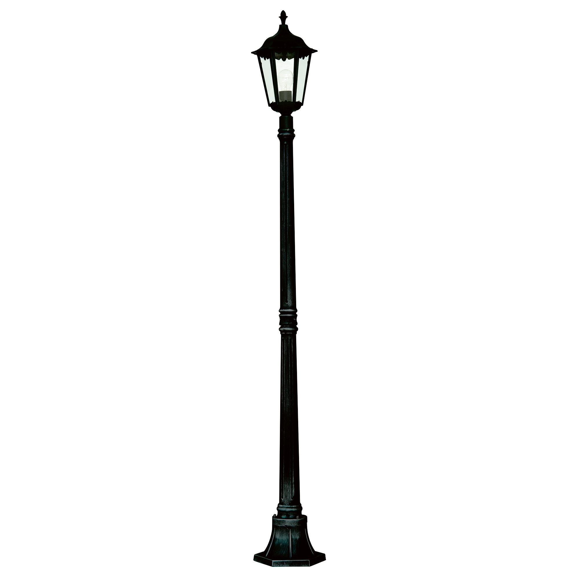 82508BK Alex Black Outdoor Lamp Post