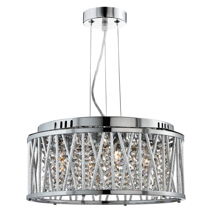 Small Round  4 Light Crystal Chandelier