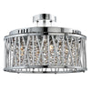 Medium Round 6 Light Crystal Chandelier