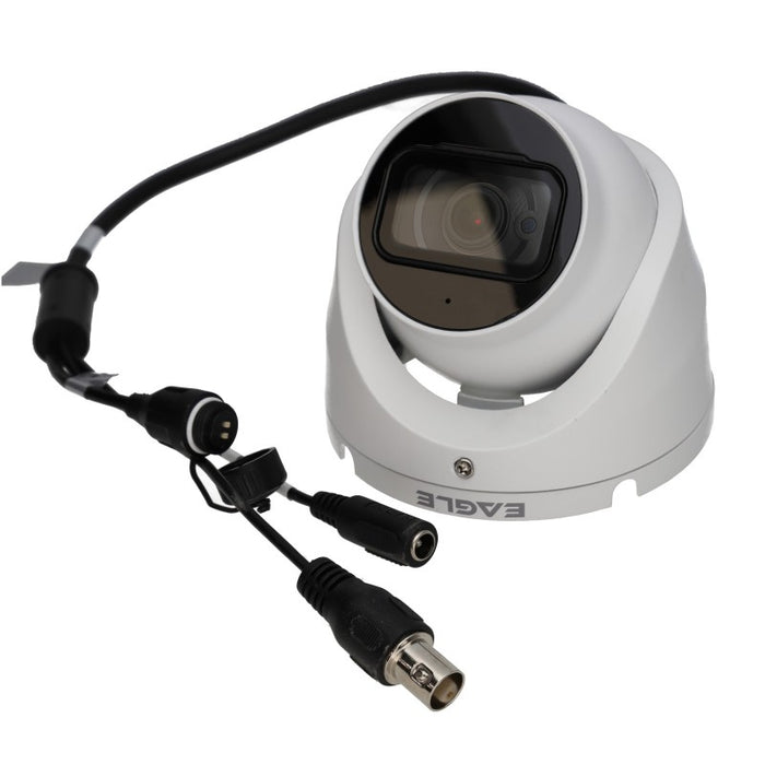 '-CCTV 4K/8MP Fixed Lens 2.8mm Turret Camera HDCVI - White