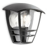 Philips Creek 1x60W 230V Outdoor Wall Lantern Black