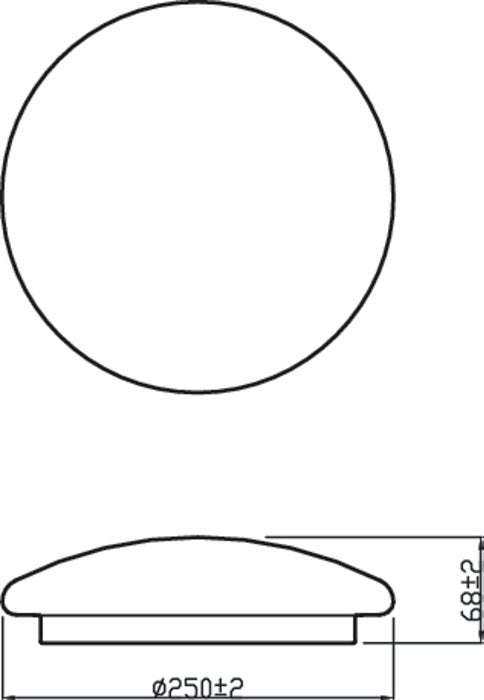 Philips Moire CL200 Comfortable LED 10W 2700K Ceiling Light White