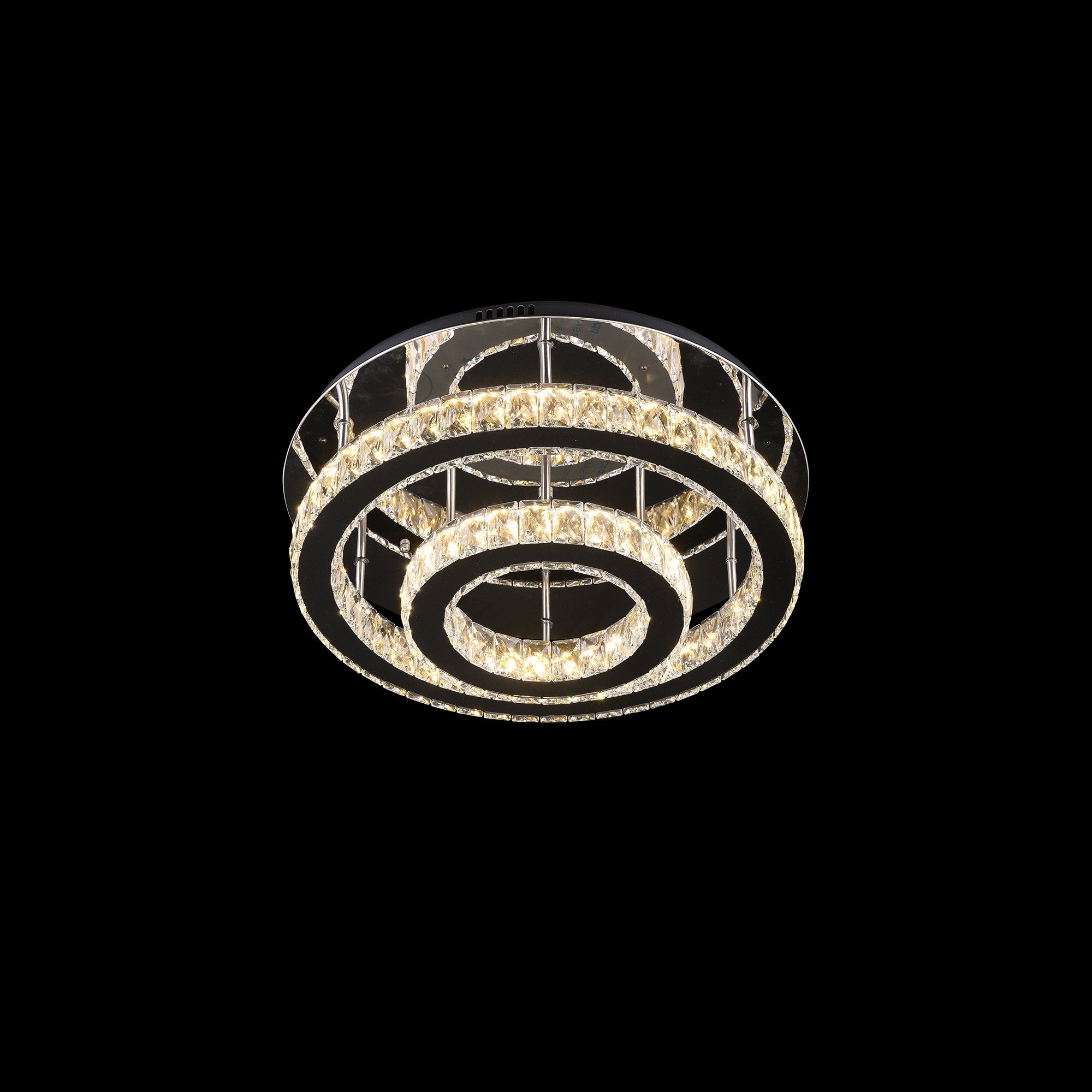 *EX-DISPLAY VERSION* Medium Round Semi Flush Remote Colour Changing LED Chandelier