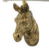 ABB0735 Zebra Wall Light Gold c/w Natural Linen Shade