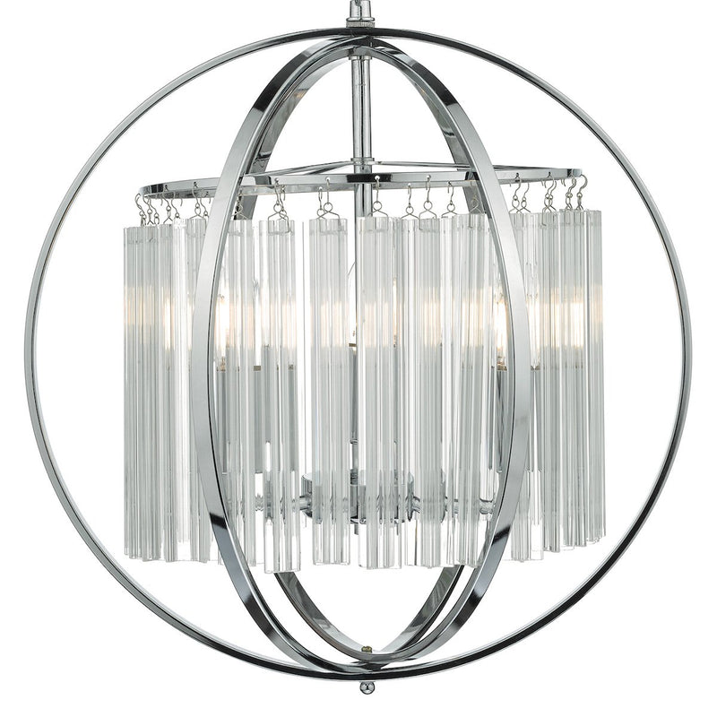 ABD0350 3 Light Suspended Light Polished Chrome