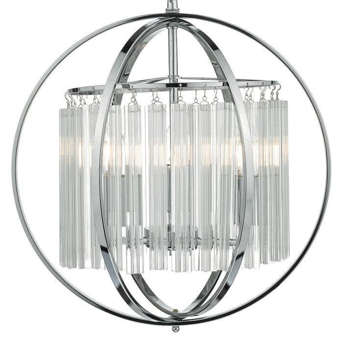 ABD0350 3 Light Suspended Light Polished Chrome