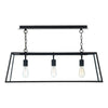 ACA0322 3 Light Suspended Light Black