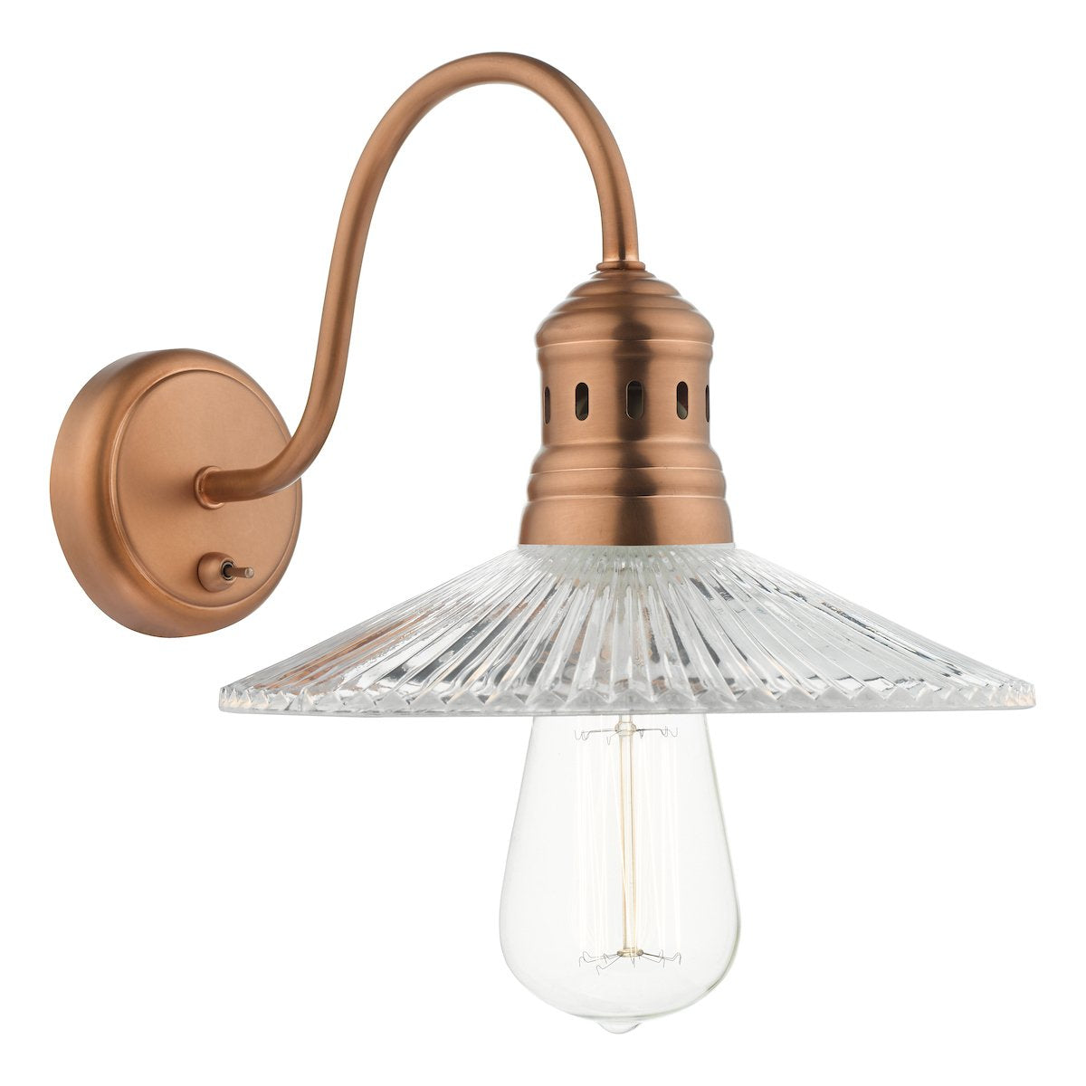 ADE0764 1 Light Wall Light Brushed Copper