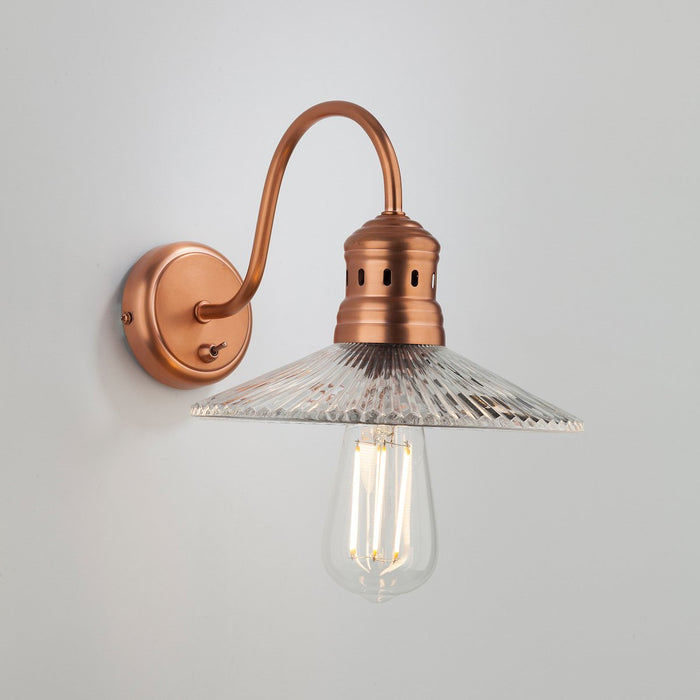 ADE0764 1 Light Wall Light Brushed Copper