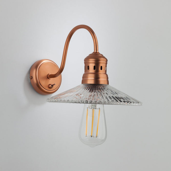 ADE0764 1 Light Wall Light Brushed Copper