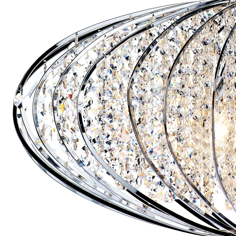 ADR0550 5 Light Suspended Light Polished Chrome