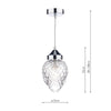 AGA0150 Single Pendant Polished Chrome