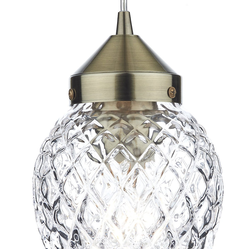 AGA0175 Single Pendant Antique Brass