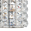 AGN0750 Crystal Wall Light Polished Chrome