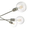 ALA0646 6 Light Suspended Light Satin Chrome