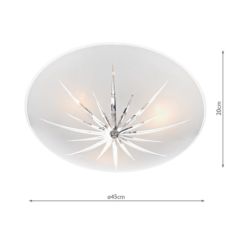 ALB532 3 Light Flush Light