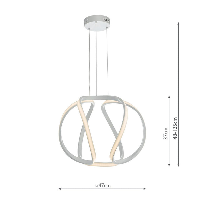 ALO012 Small Suspended Light White LED