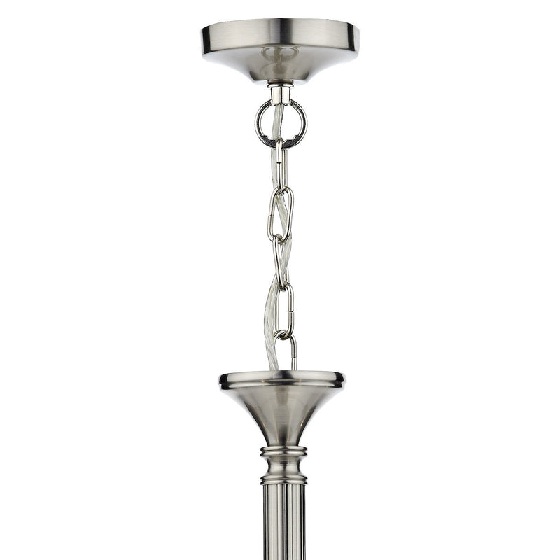 AMB0546 5 Light Multi Arm Light Satin Chrome
