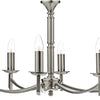 AMB0846 8 Light Multi Arm Light Satin Chrome