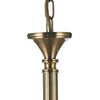 AMB0875 8 Light Multi Arm Light Antique Brass
