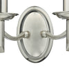 AMB0946 Double Wall Light Satin Chrome