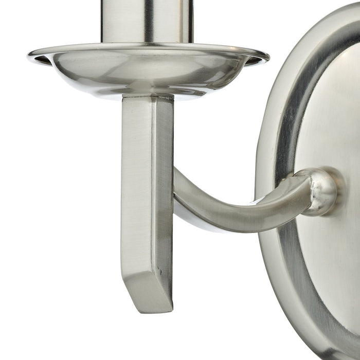 AMB0946 Double Wall Light Satin Chrome
