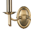 AMB0975 Double Wall Light Antique Brass