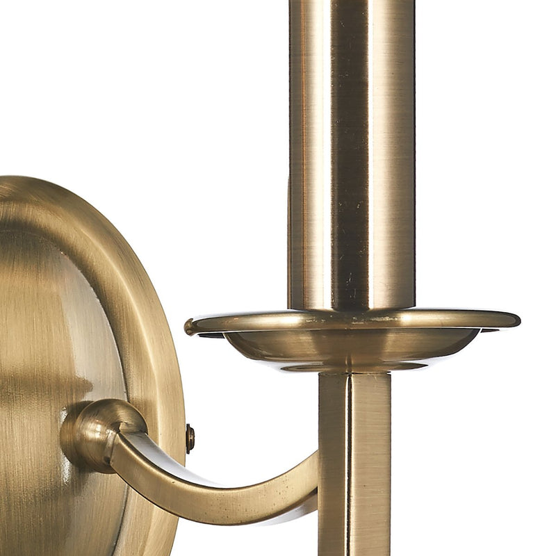 AMB0975 Double Wall Light Antique Brass