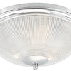 ARB5250 3 Light Flush Light Polished Chrome & Glass