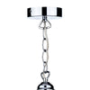 ARD868 Large Single Pendant Clear Glass/Polished Chrome Finish