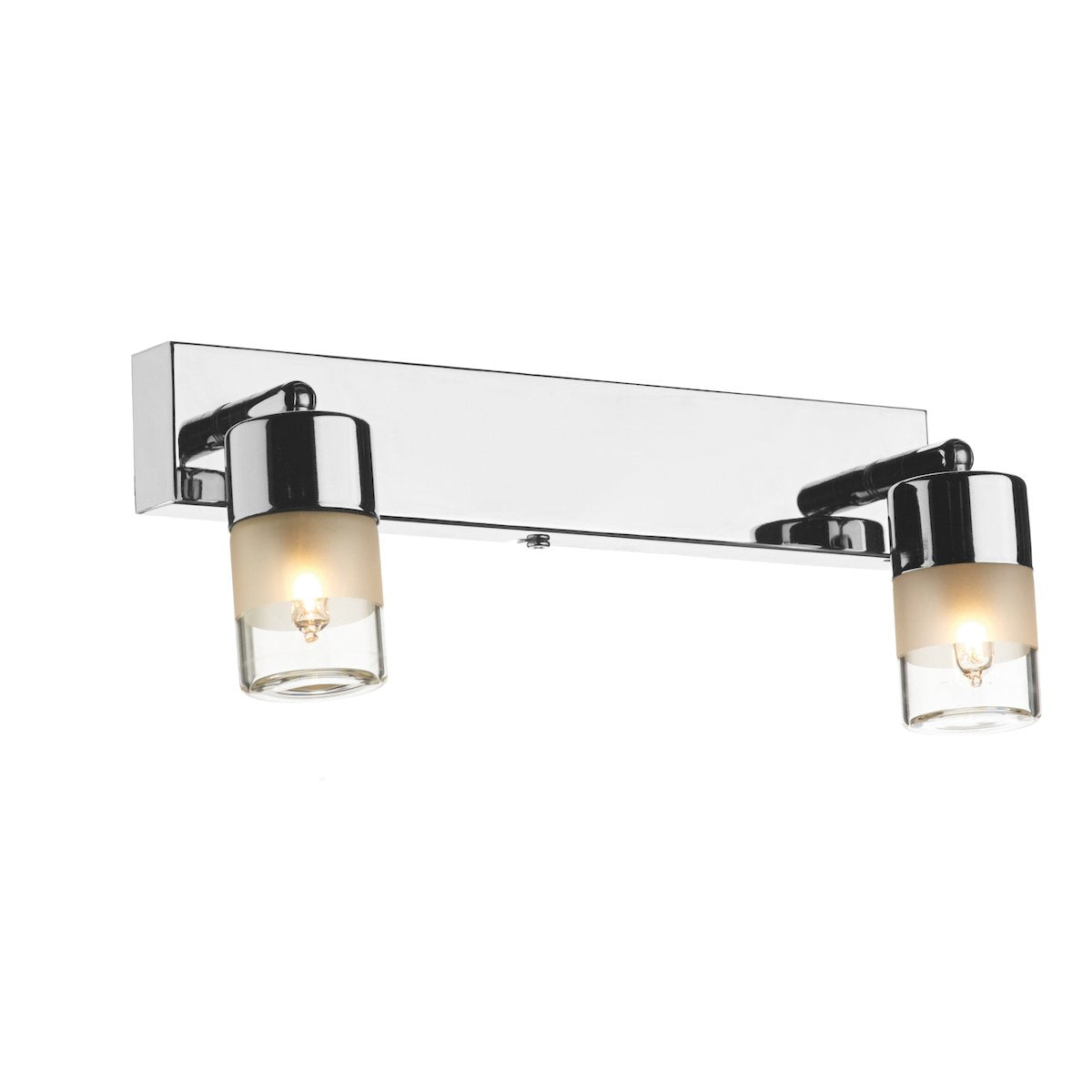 ART7750 Bathroom Double Wall Light Polished Chrome