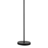 ASH4922 3 Light Floor Lamp Matt Black & Polished Chrome