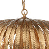 ATT0535 5 Light Suspended Light Gold