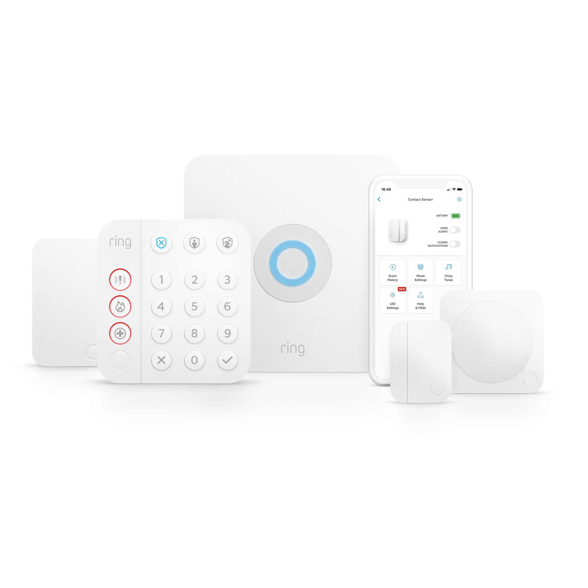 Ring 5 Piece Alarm Security Kit (Generation 2)