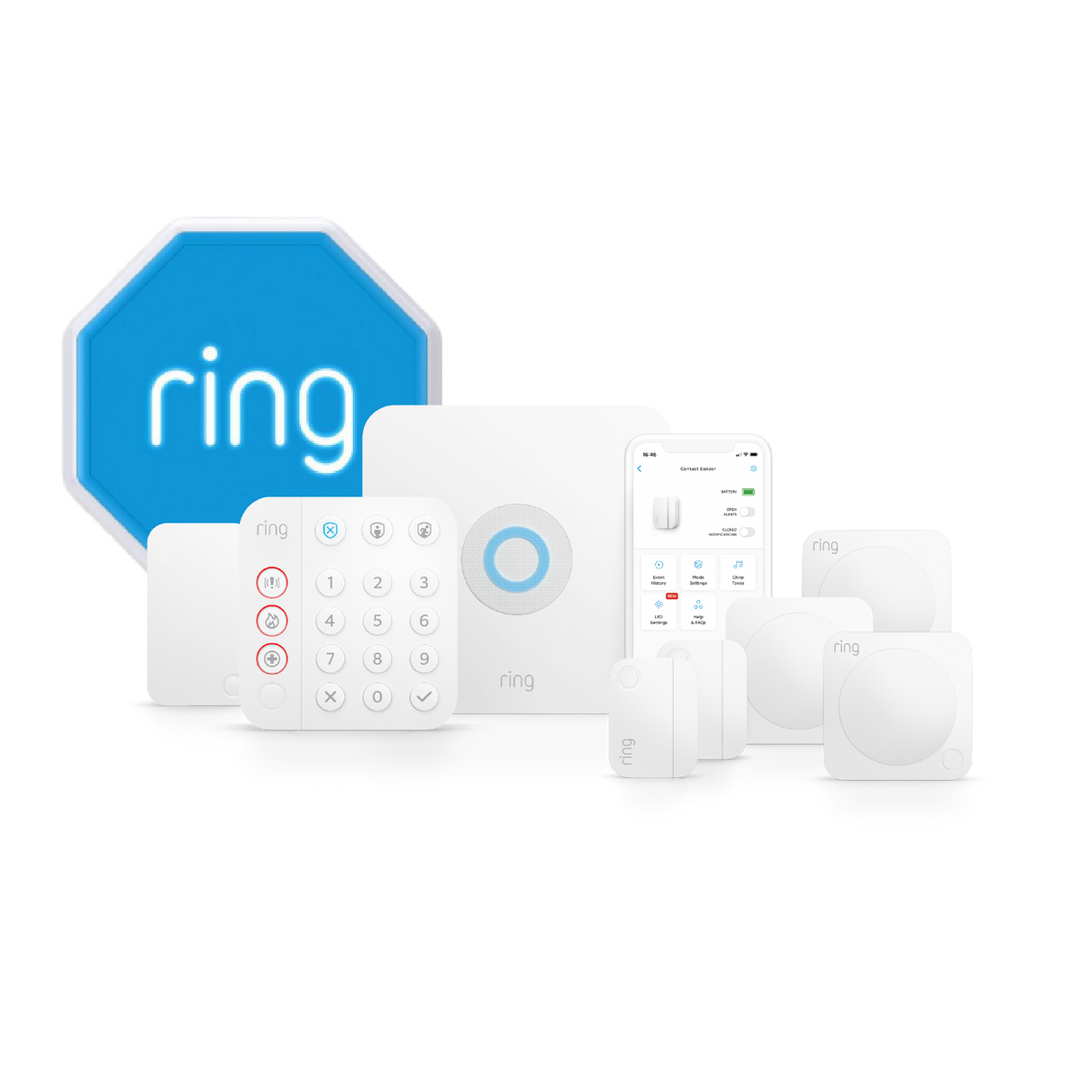 Alarm Kit Ring Alarm And Camera System Ring Piece Alarm Security