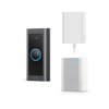 Ring Video Doorbell Wired With Chime & Plug in Adapter (Gen 2) *BUNDLE*