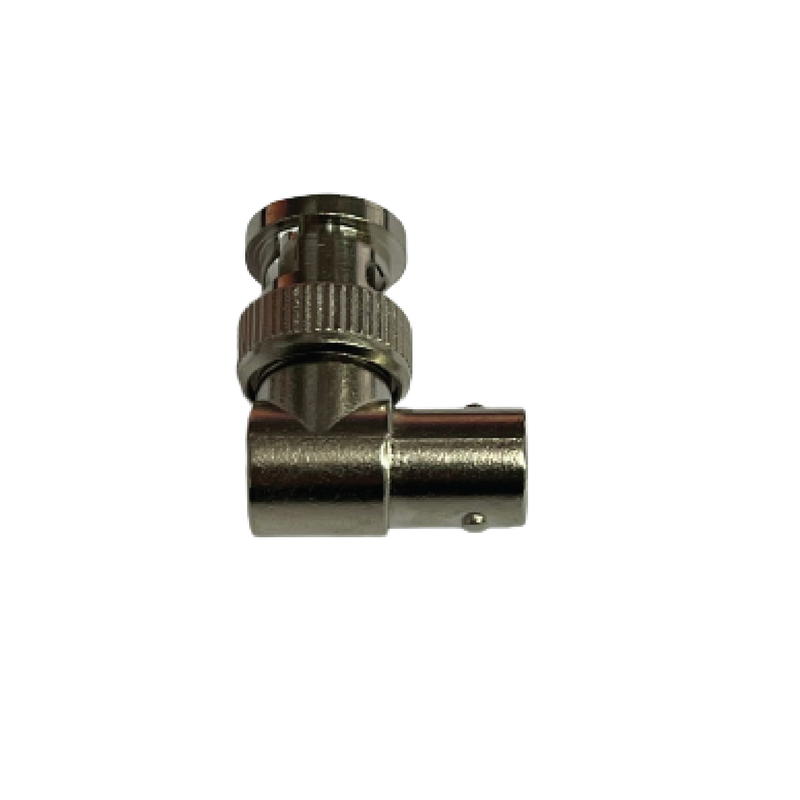 BNC L 90° Adapter Male and Female Connectors